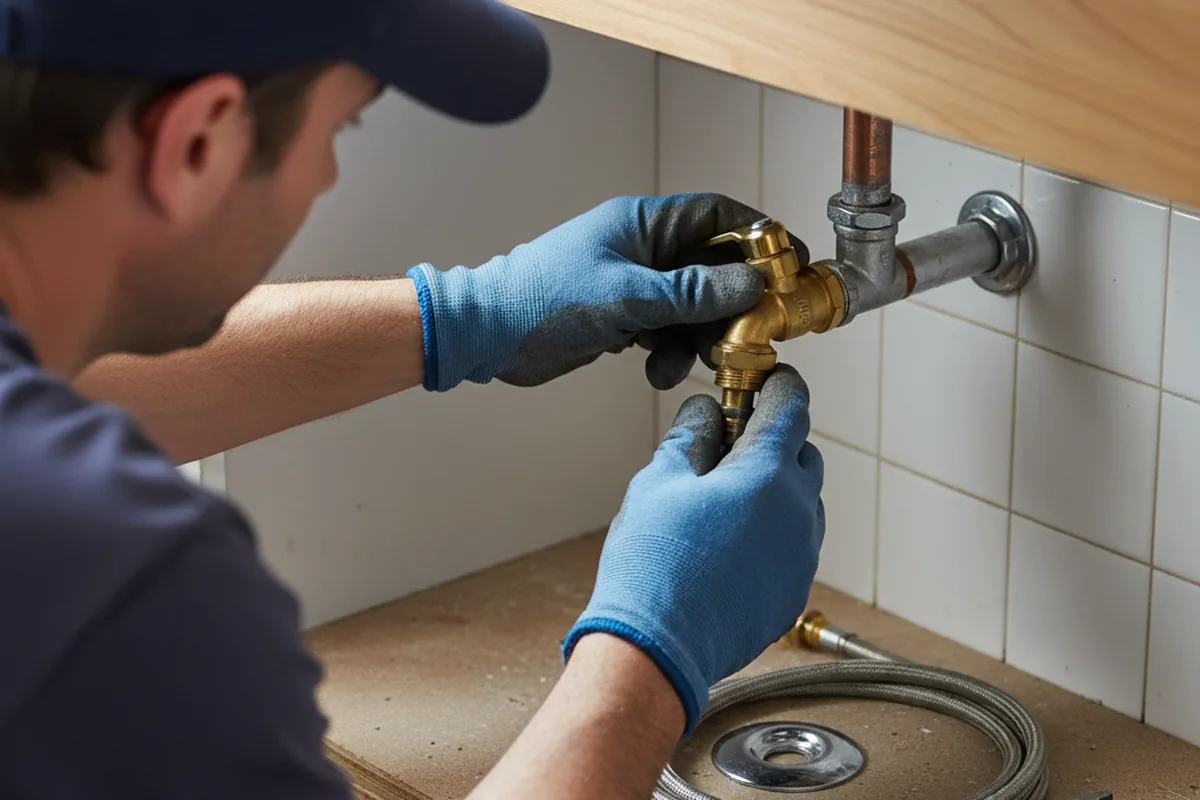 Shutoff valve and fitting work during Repiping in Pleasanton